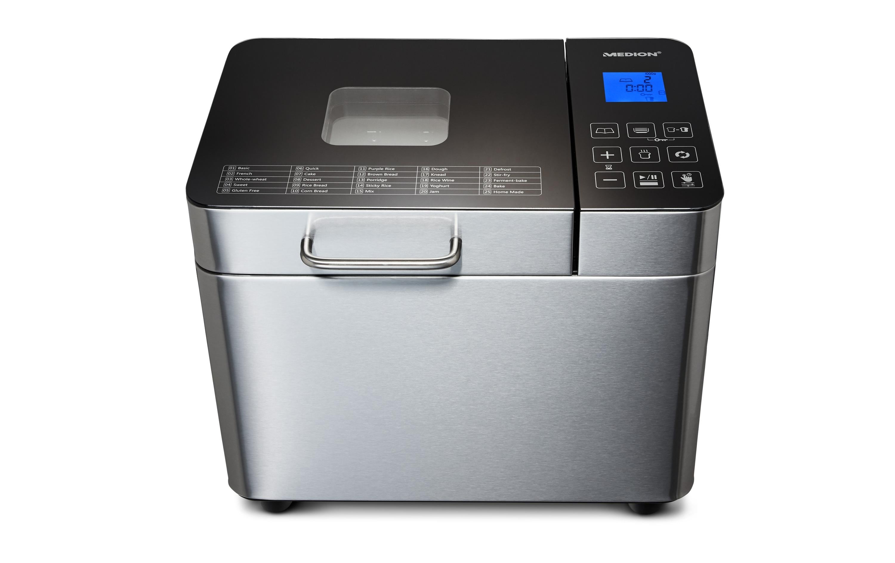 Medion Brotbackmaschine MD 10241 Silber