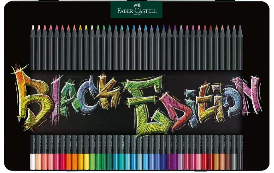 Faber-Castell Farbstifte Black Edition 36 Stück