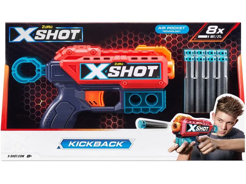 X-Shot X-Shot Kickback mit 8 Darts X-Shot X-Shot Kickback mit 8 Darts
