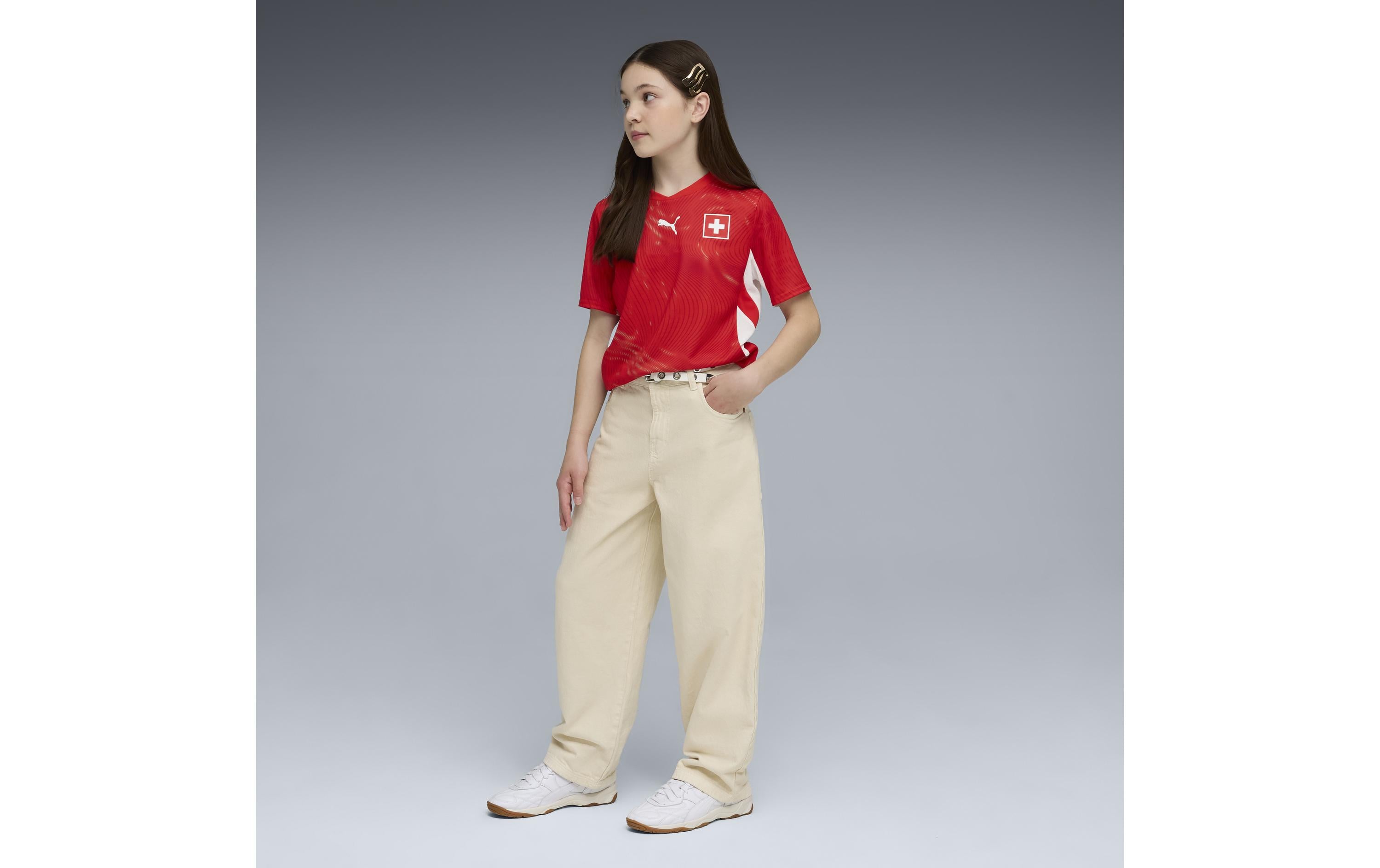 PUMA Jersey SFV Home Replica Jr Rot, 176