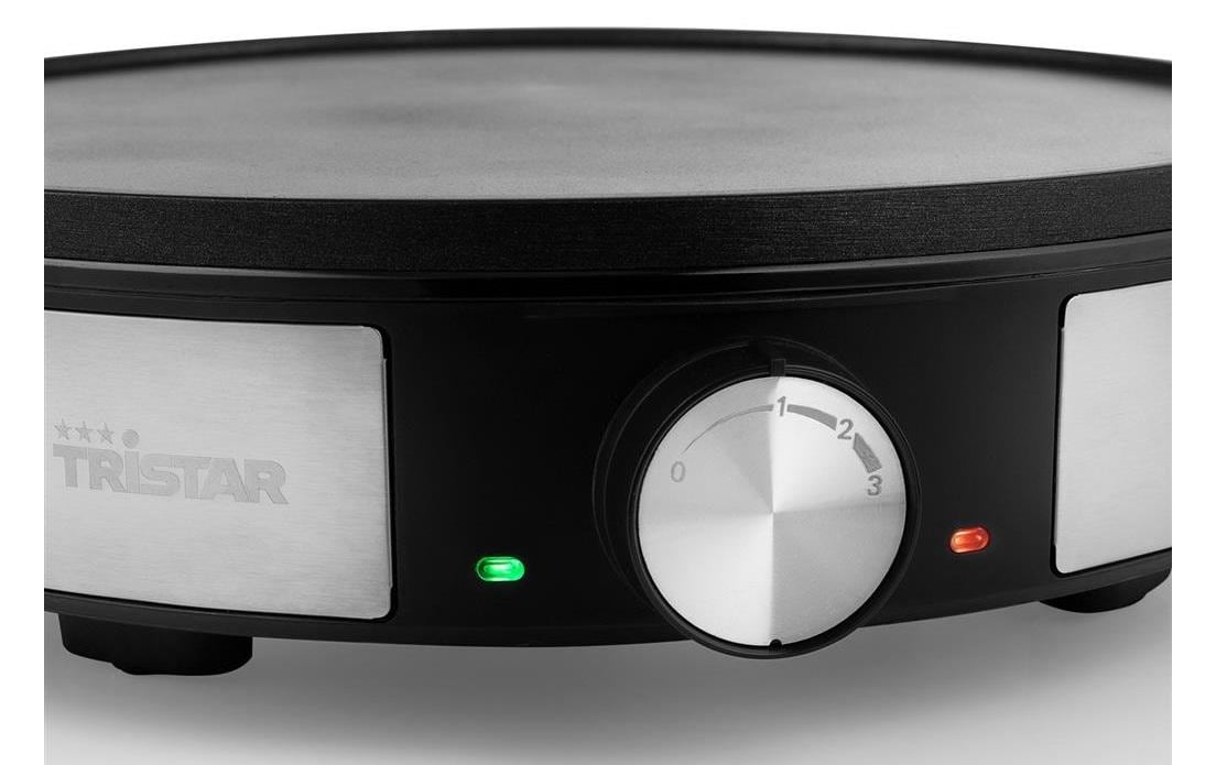 Tristar Crêpe Maker BP-2638 1200 W, Schwarz/Silber