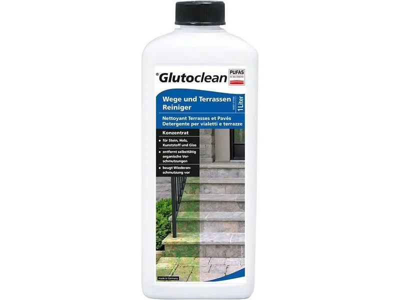Glutoclean Wege und Terrassen Reiniger 1 l