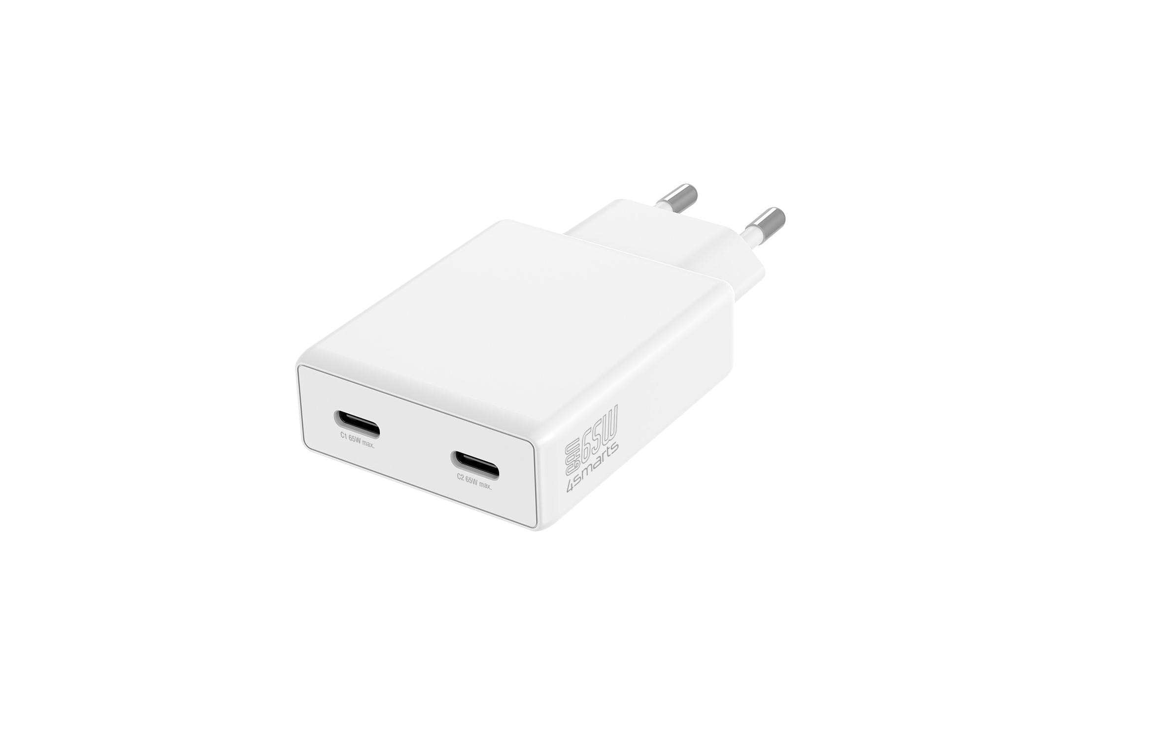 4smarts USB-Wandladegerät PDPlug Slim Dual Weiss