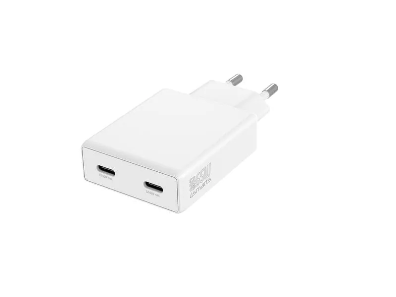 4smarts USB-Wandladegerät PDPlug Slim Dual Weiss