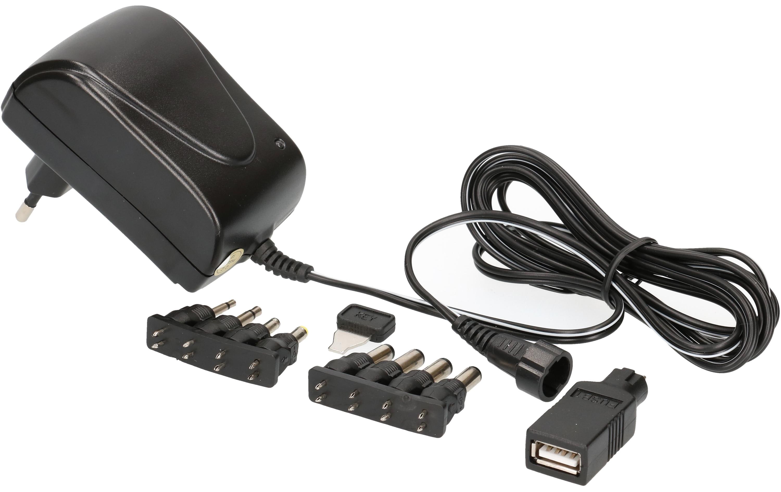 Max Hauri Steckernetzteil Universal 18 W, 3 - 12 V, 1500 mA Max Hauri Steckernetzteil Universal 18 W, 3 - 12 V, 1500 mA