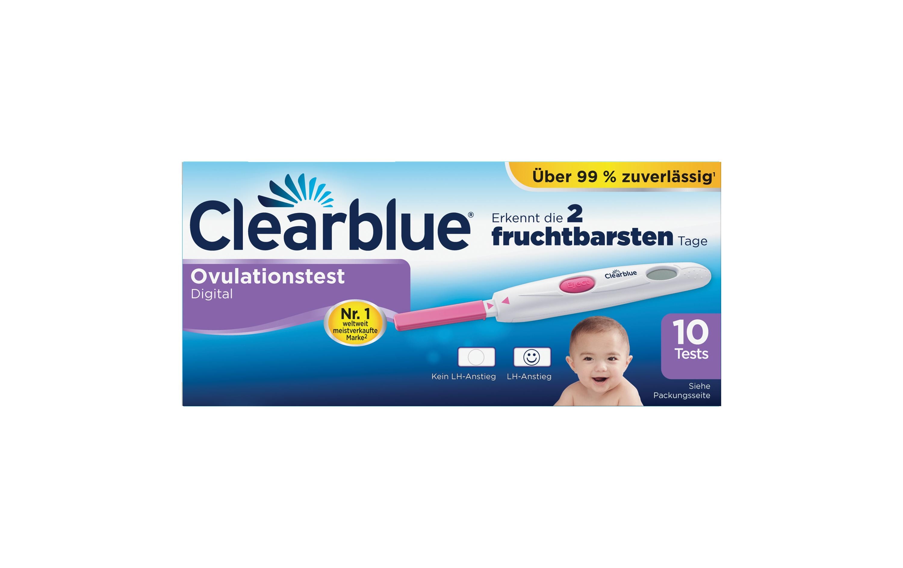 Clearblue Ovulationstest 10 Stück Clearblue Ovulationstest 10 Stück