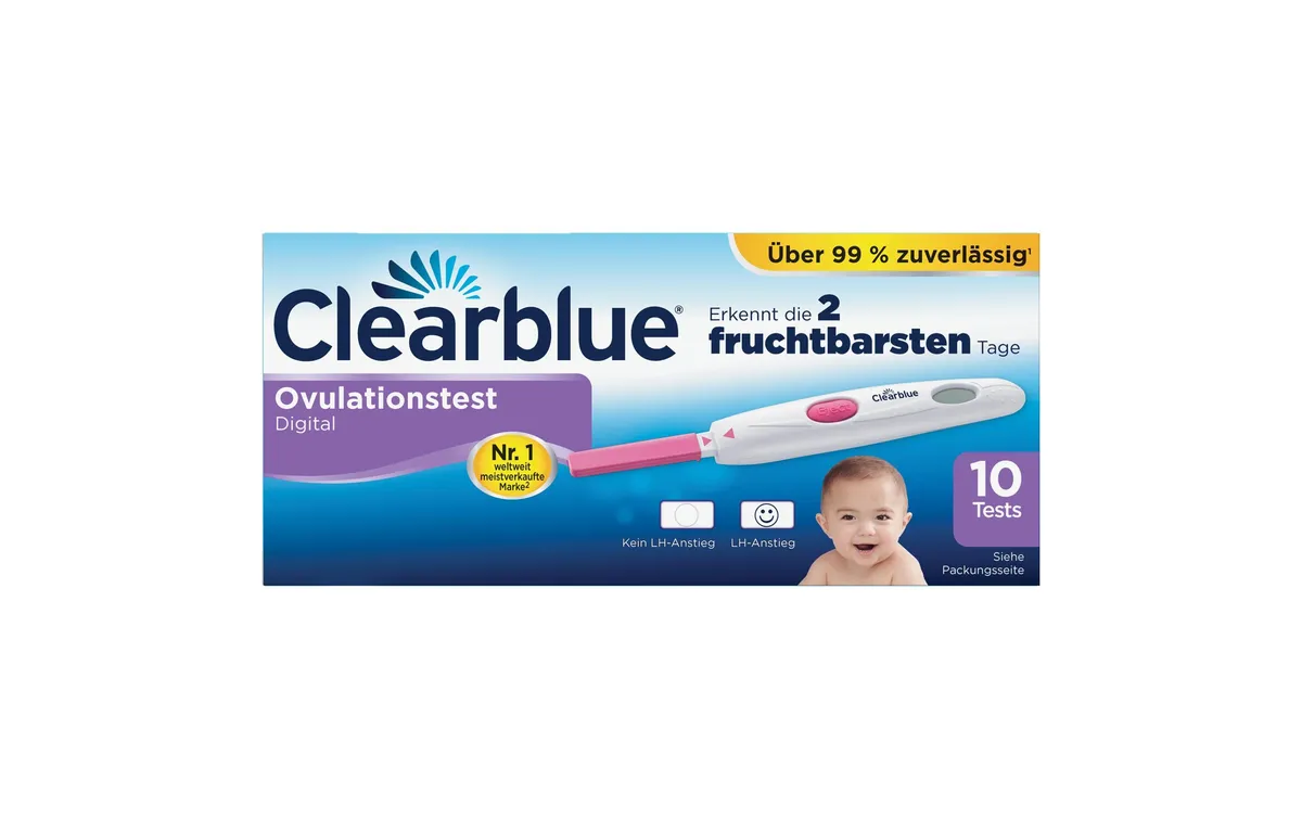 Clearblue Ovulationstest 10 Stück Clearblue Ovulationstest 10 Stück