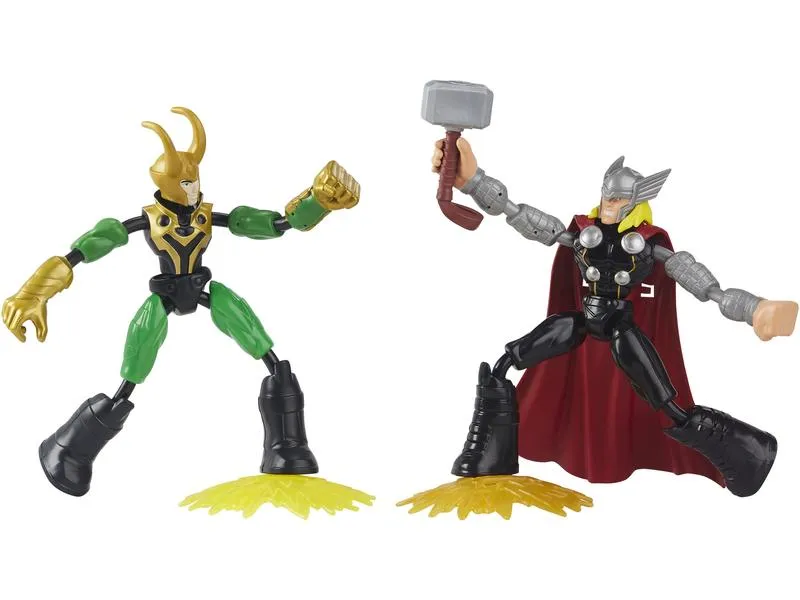 MARVEL Avengers Bend and Flex Thor gegen Loki