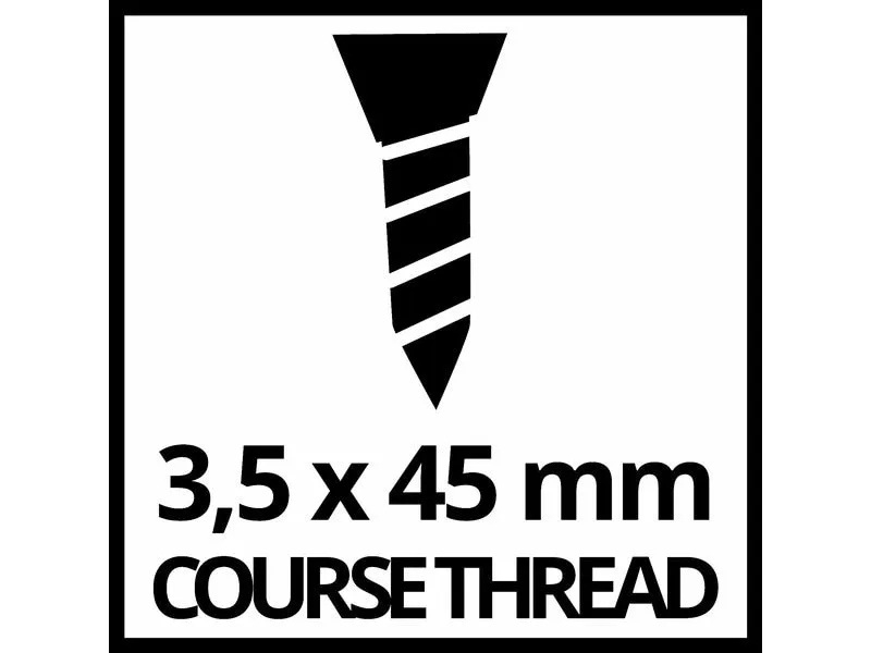 Einhell Magazinschrauben 3.5 x 45 mm