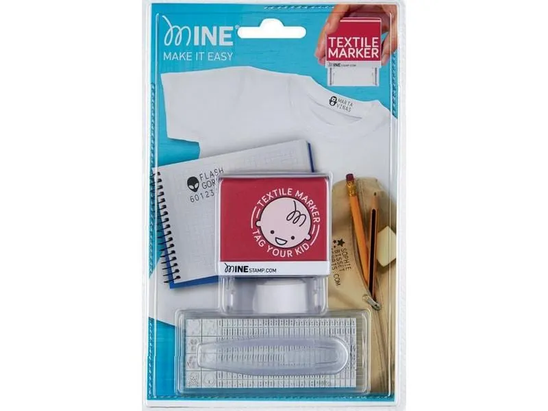 Colop Stempelset MINE Textil, 3 Zeilen Colop Stempelset MINE Textil, 3 Zeilen