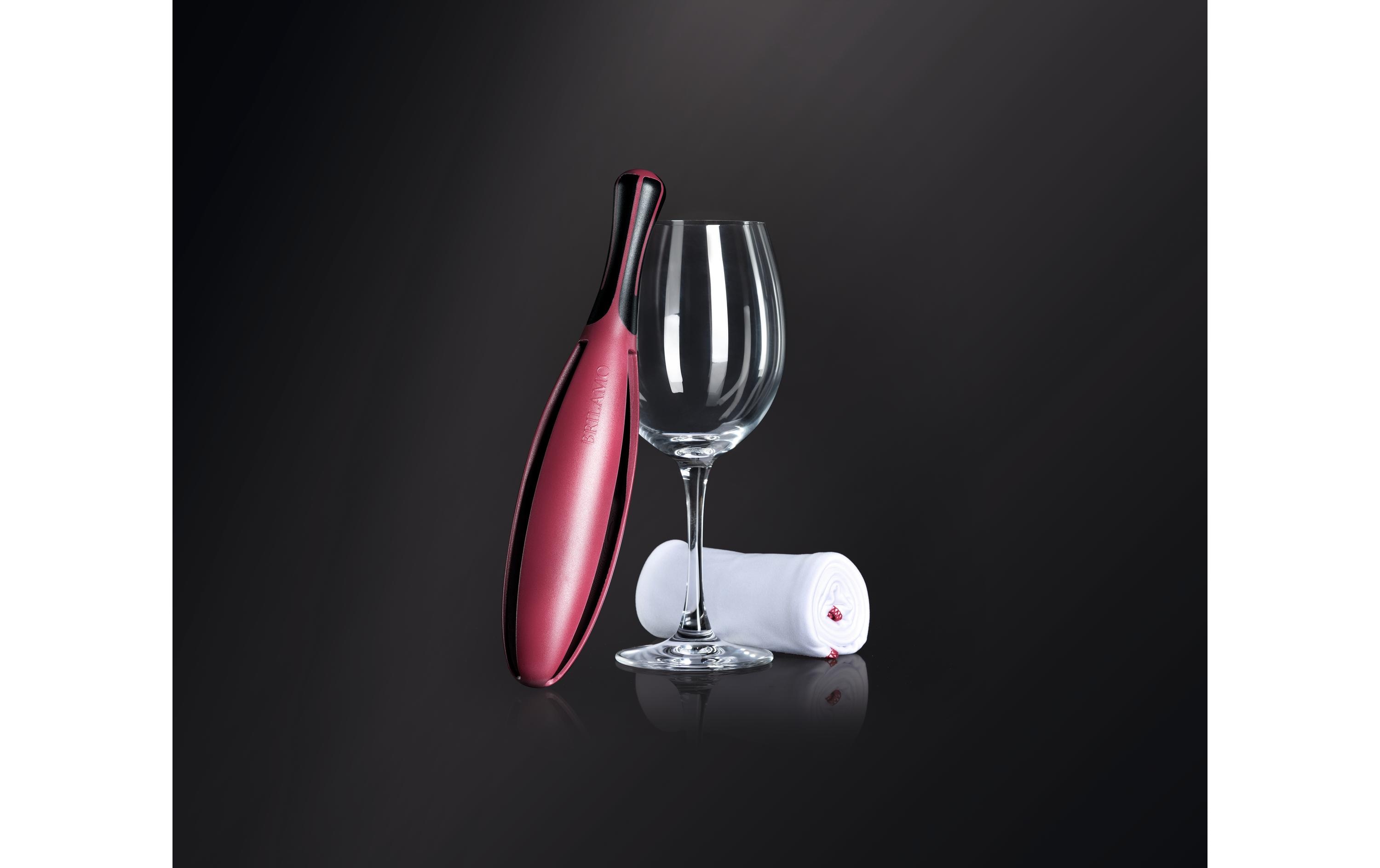 Brilamo Weinglas Polierer Rot