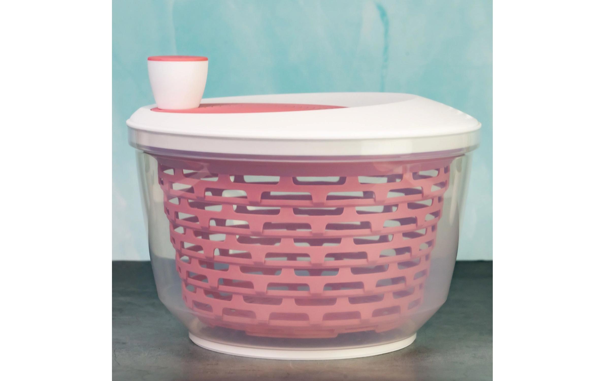 Westmark Salatschleuder Spinderella 23.5 cm, Rosa