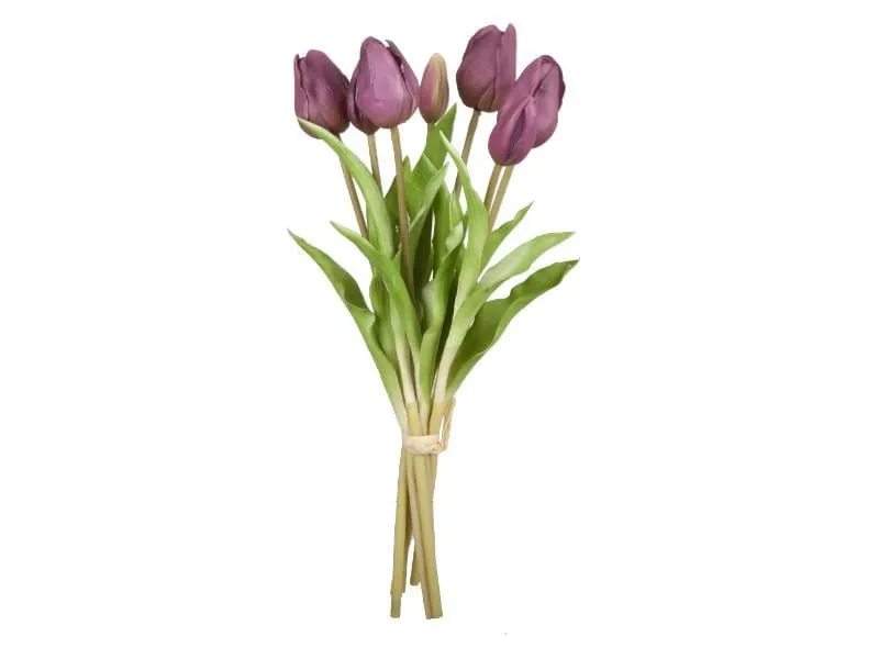 Dekomat AG Kunstblume Tulpen Royla 7er Set, 38 cm Dekomat AG Kunstblume Tulpen Royla 7er Set, 38 cm