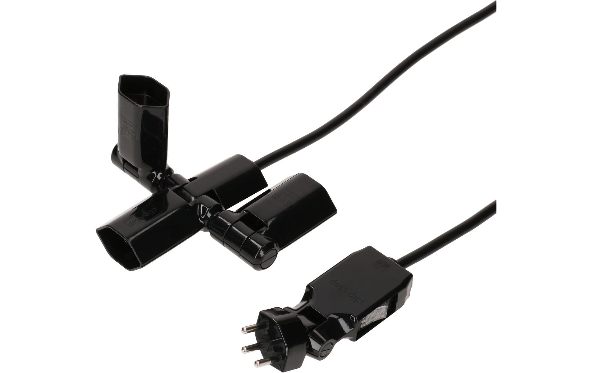 Max Hauri Steckdosenleiste Clip-Clap Line 3x T13, Schwarz Max Hauri Steckdosenleiste Clip-Clap Line 3x T13, Schwarz