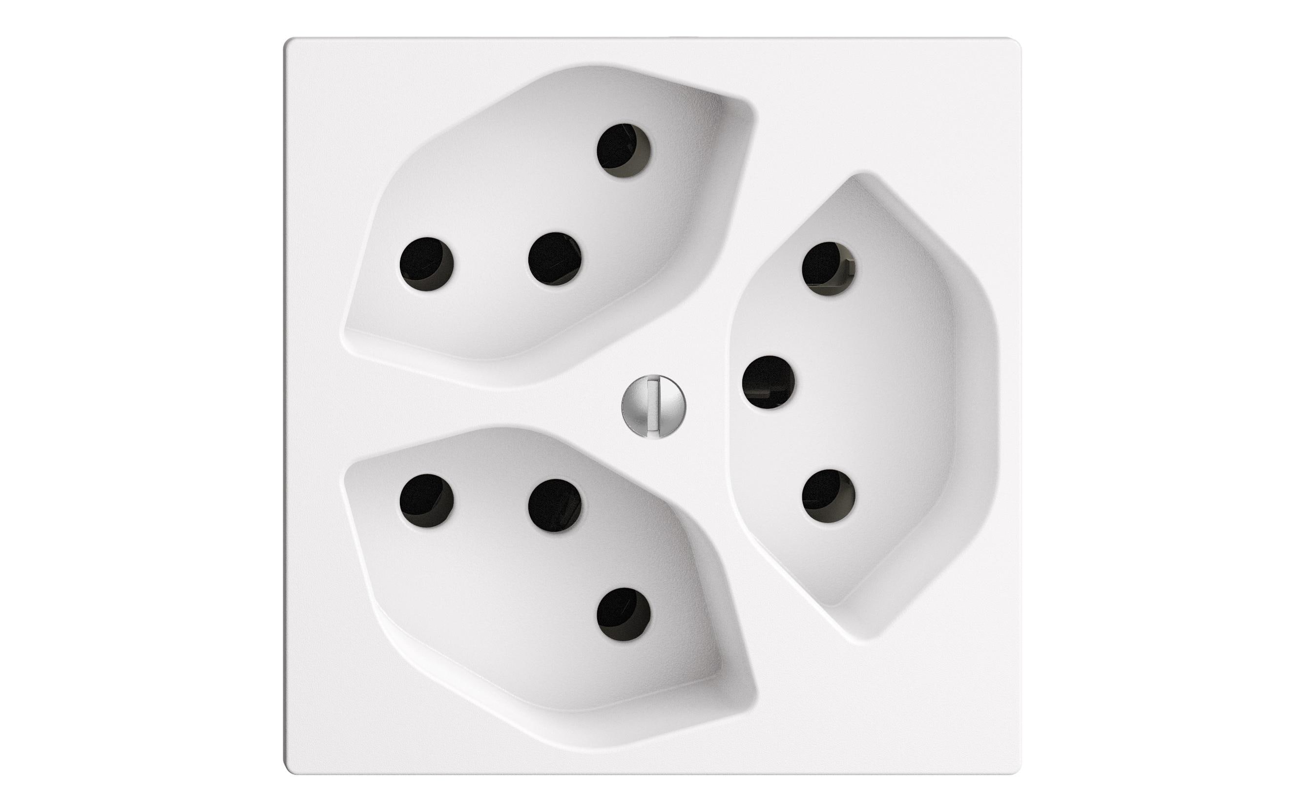 Feller EDIZIOdue UP-Steckdosen 3x T13 Einsatz