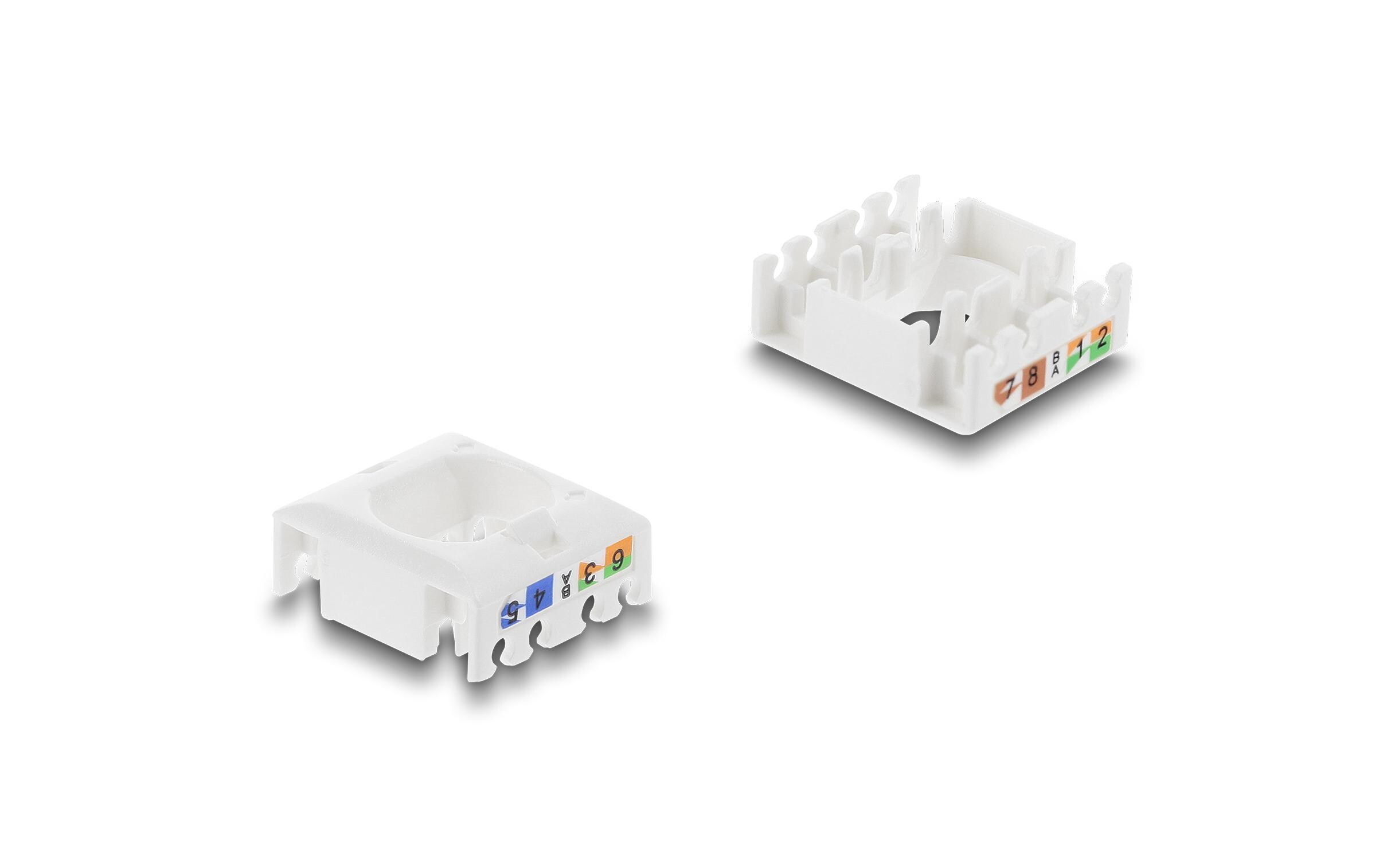 Delock Keystone-Modul RJ45 Buchse zu LSA Cat.6 UTP Delock Keystone-Modul RJ45 Buchse zu LSA Cat.6 UTP