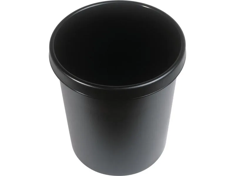 Helit Papierkorb 30 l, Schwarz Helit Papierkorb 30 l, Schwarz