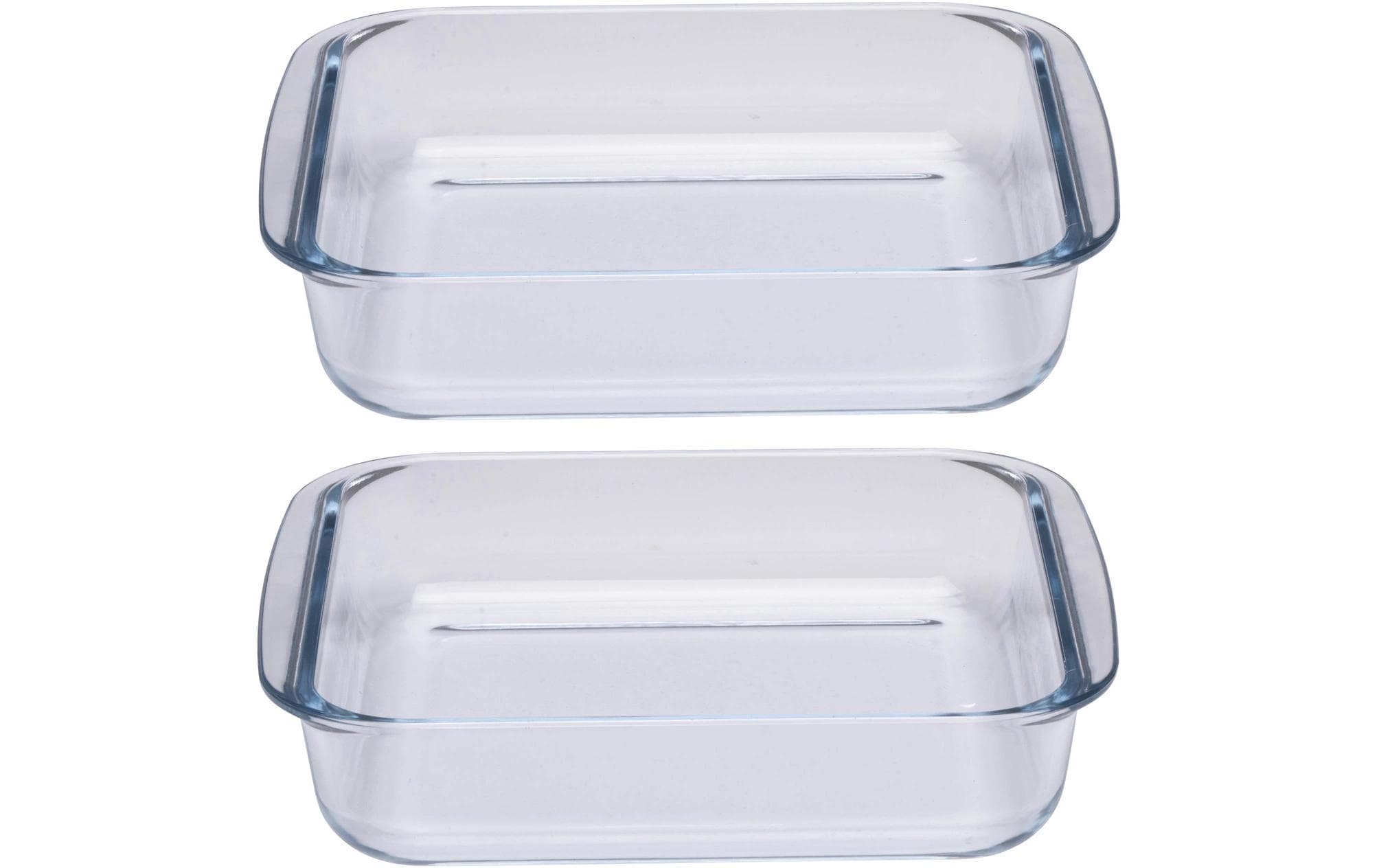 alpina Auflaufform-Set Eckig, Transparent