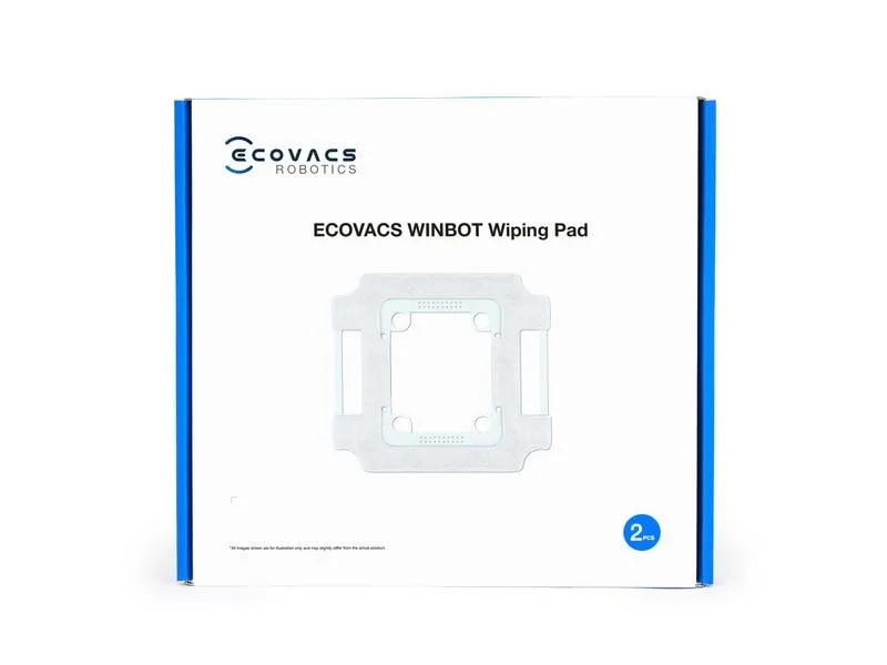 Ecovacs Reinigungstücher mit Halterung zu Winbot W3 Omni Ecovacs Reinigungstücher mit Halterung zu Winbot W3 Omni