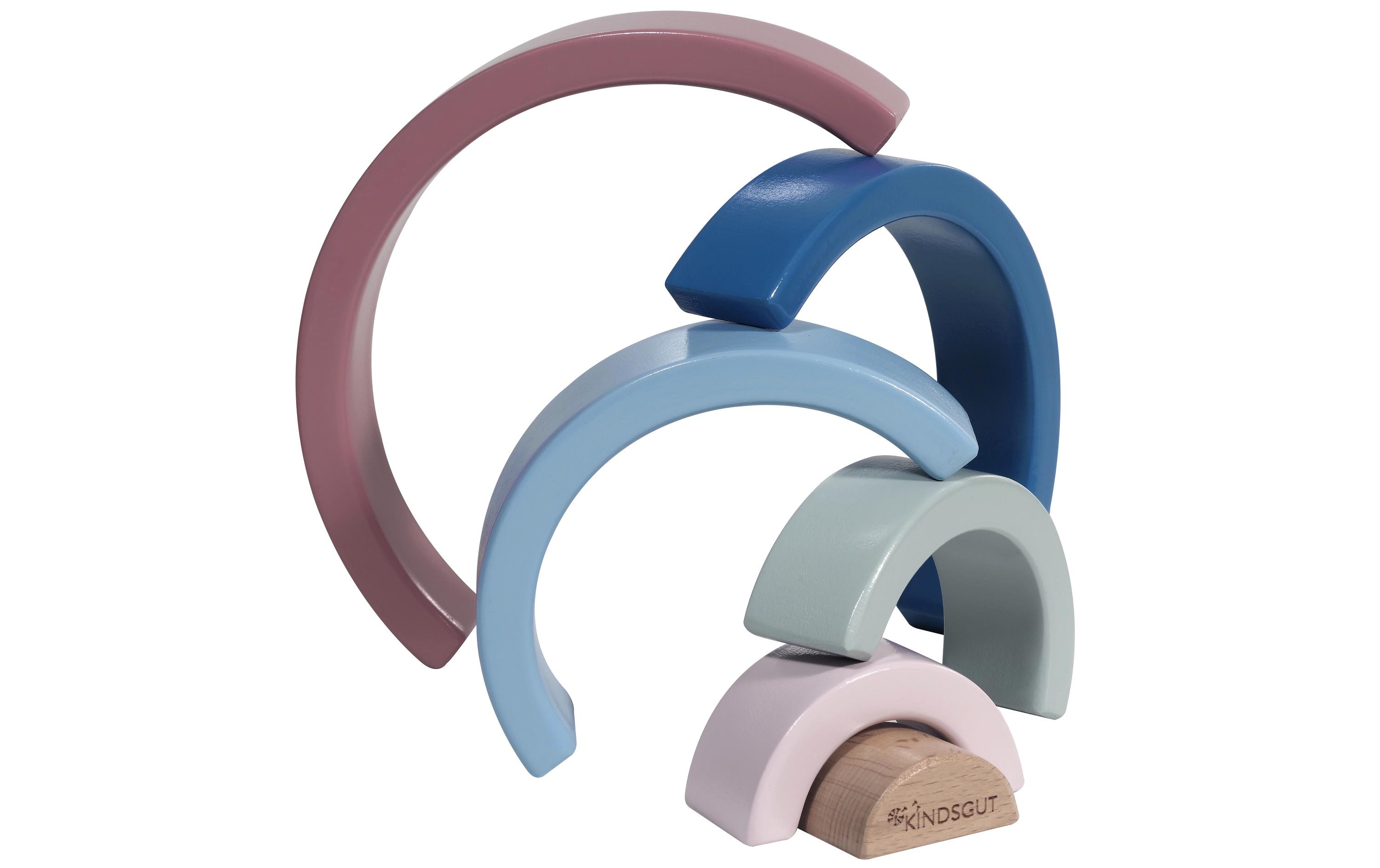 Kindsgut Stapelspielzeug Holz-Regenbogen