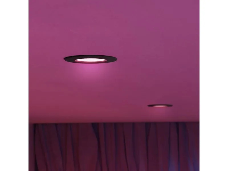 Philips Hue Deckenleuchte WCA Slim Recessed Light S Schwarz