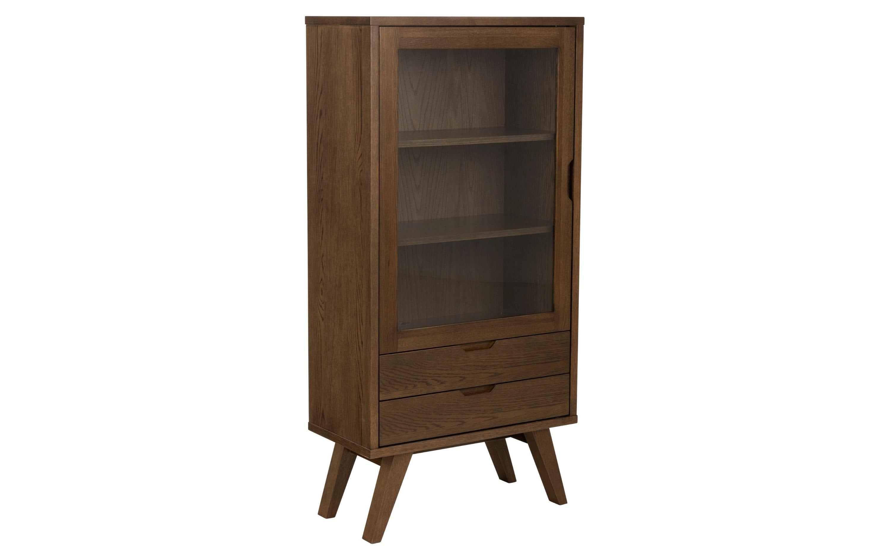 AC Design Vitrine A-Line Dunkelbraun72 x 36 x 145 cm