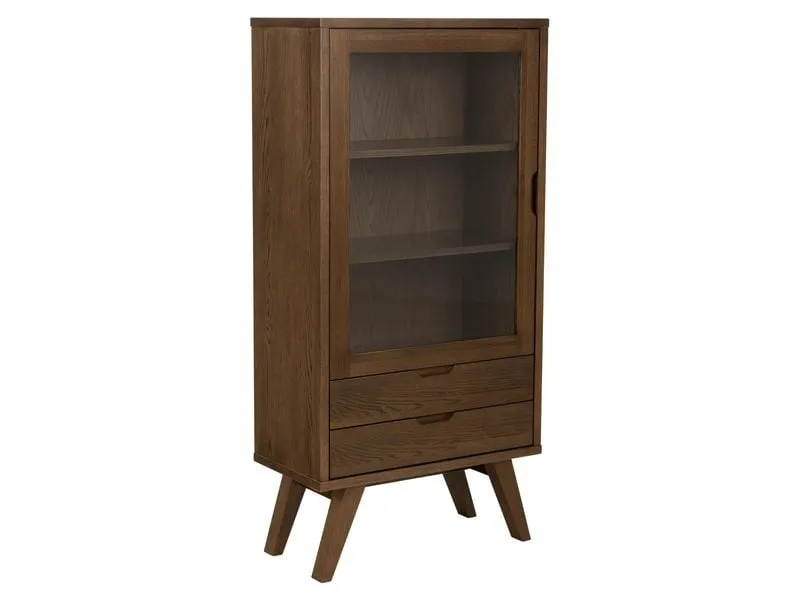 AC Design Vitrine A-Line Dunkelbraun72 x 36 x 145 cm AC Design Vitrine A-Line Dunkelbraun72 x 36 x 145 cm