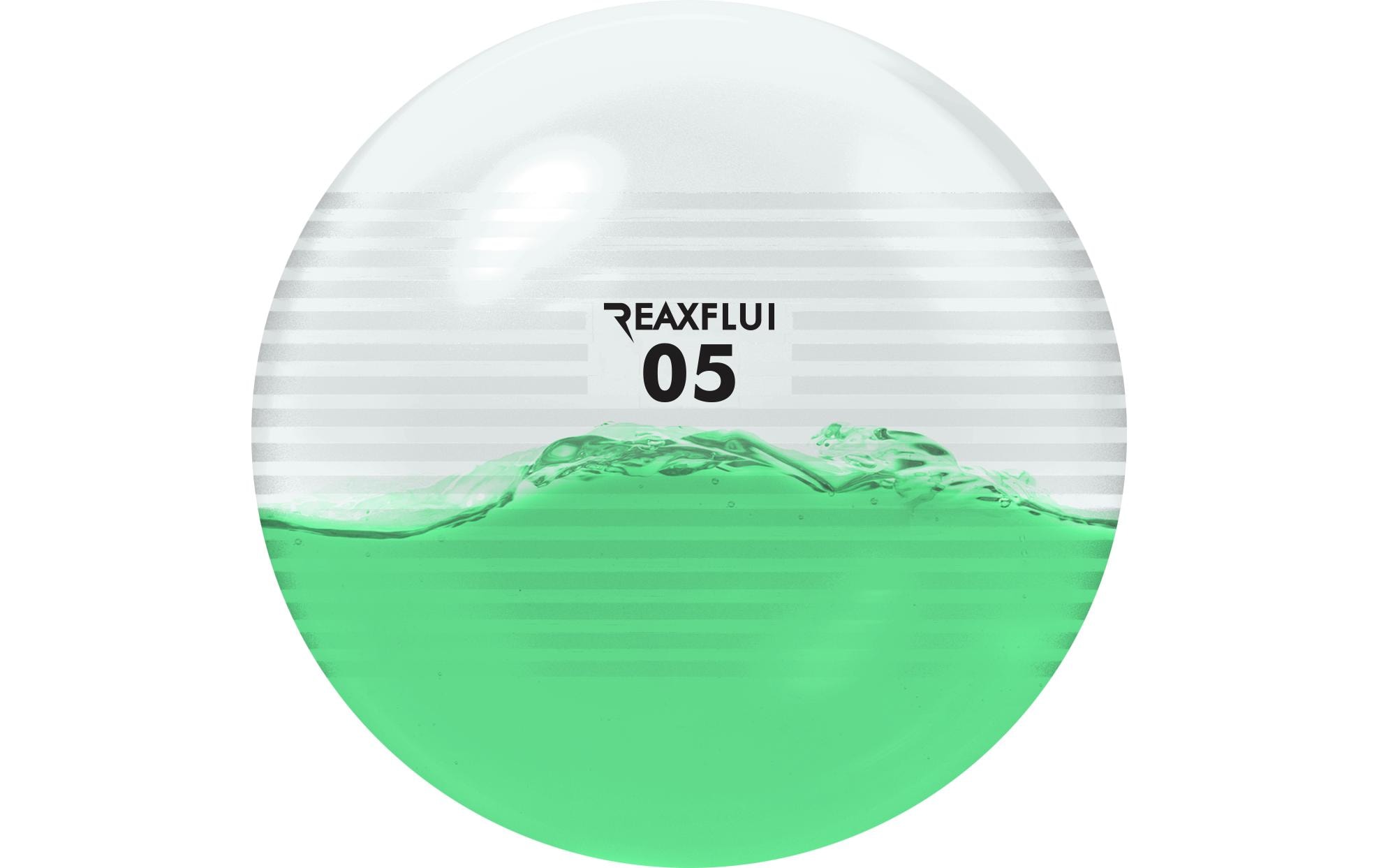Reaxing Medizinball FLUI Transparent, 24 cm, 5 kg