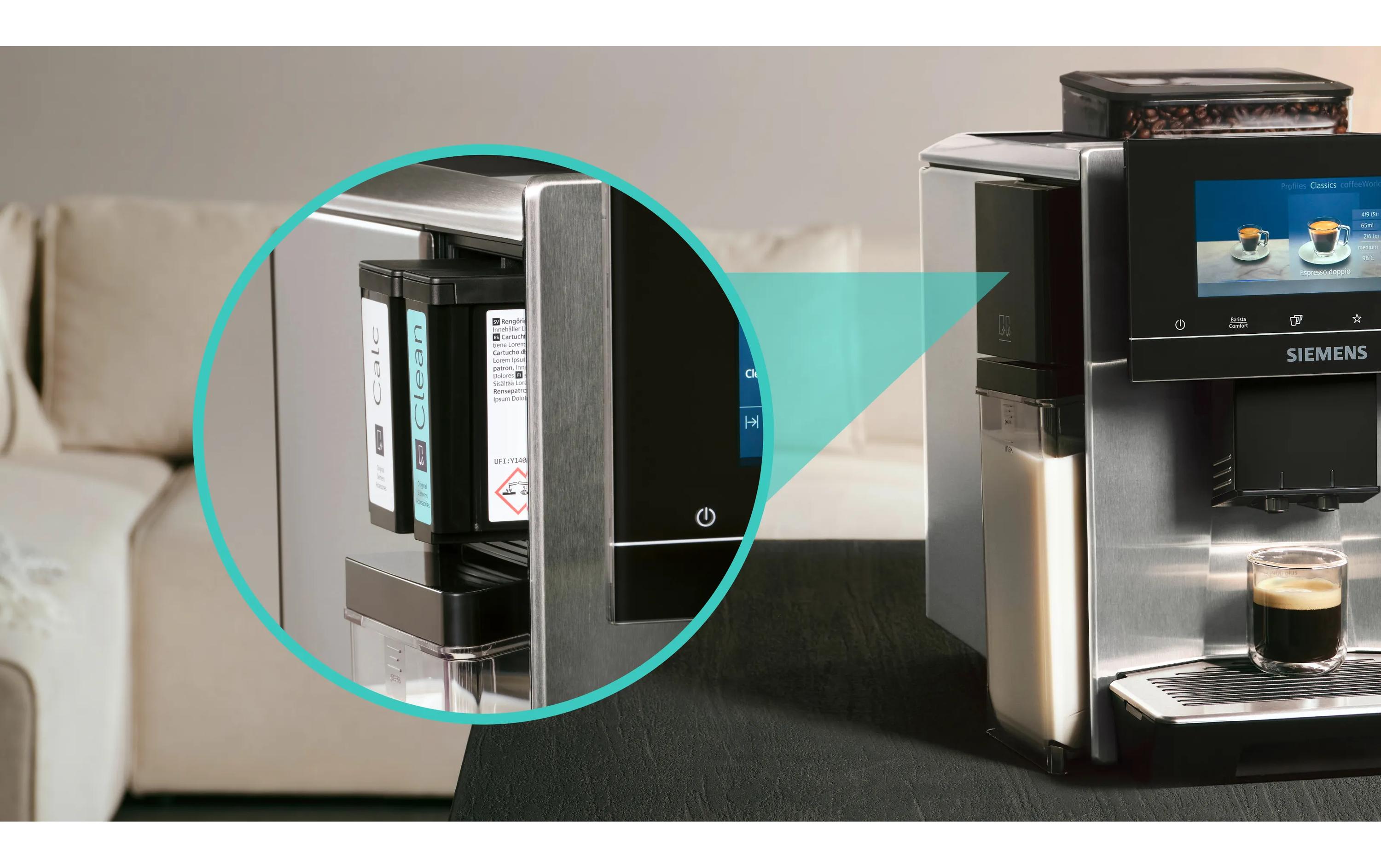 Siemens Kaffeevollautomat EQ900 plus TQ903DZ3 Edelstahl Siemens Kaffeevollautomat EQ900 plus TQ903DZ3 Edelstahl