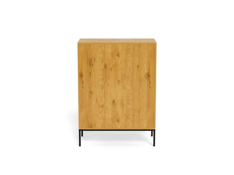 AC Design Kommode Palmdale 80 x 40 x 110 cm, Eiche hell AC Design Kommode Palmdale 80 x 40 x 110 cm, Eiche hell