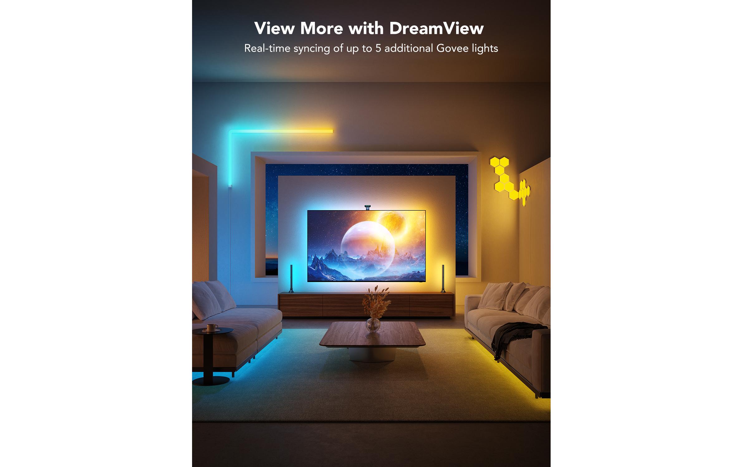 Govee Envisual TV Backlight T2, 55-65, RGBIC, WiFi, BT