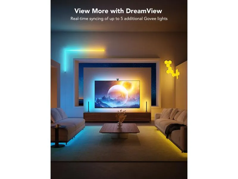 Govee Envisual TV Backlight T2, 55-65, RGBIC, WiFi, BT Govee Envisual TV Backlight T2, 55-65, RGBIC, WiFi, BT