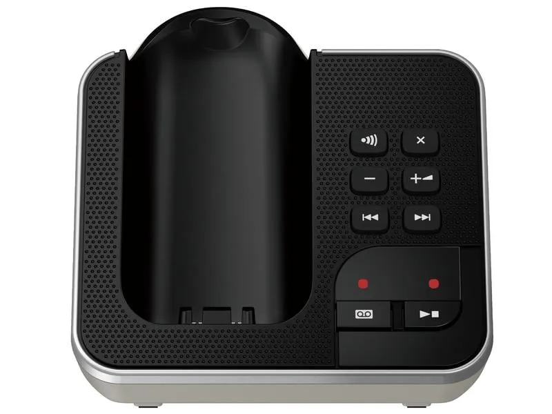 Panasonic Schnurlostelefon KX-TGD320SLW Schwarz/Silber