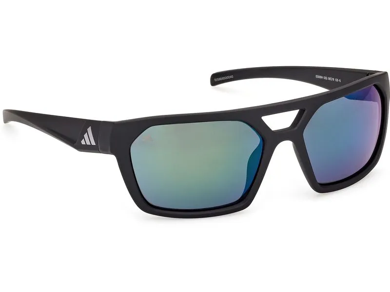 adidas ES0004 Sport Sonnenbrille Matte Black, Green adidas ES0004 Sport Sonnenbrille Matte Black, Green