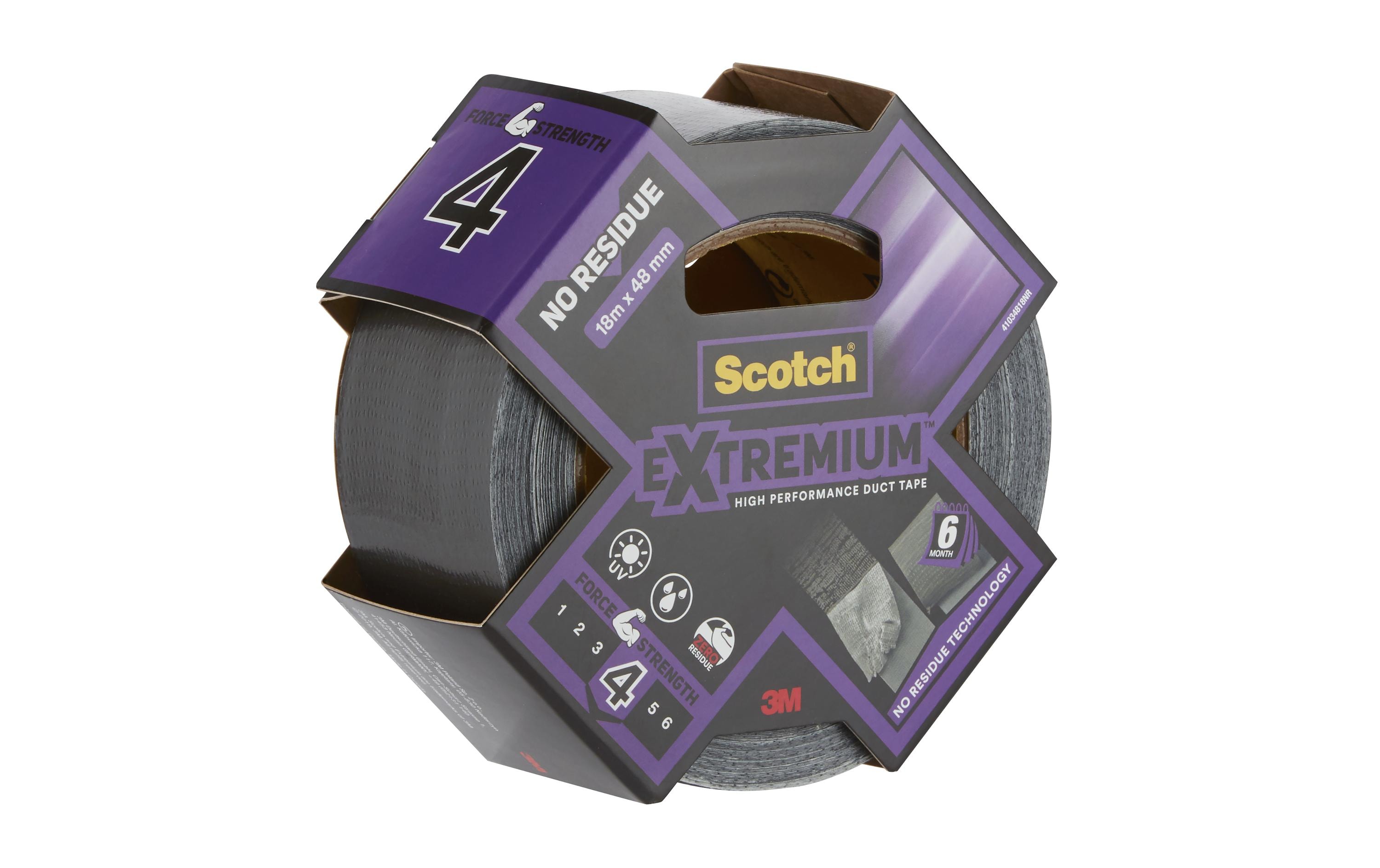 3M Gewebeband Scotch Extremium 48 mm x 18.2 m, Grau