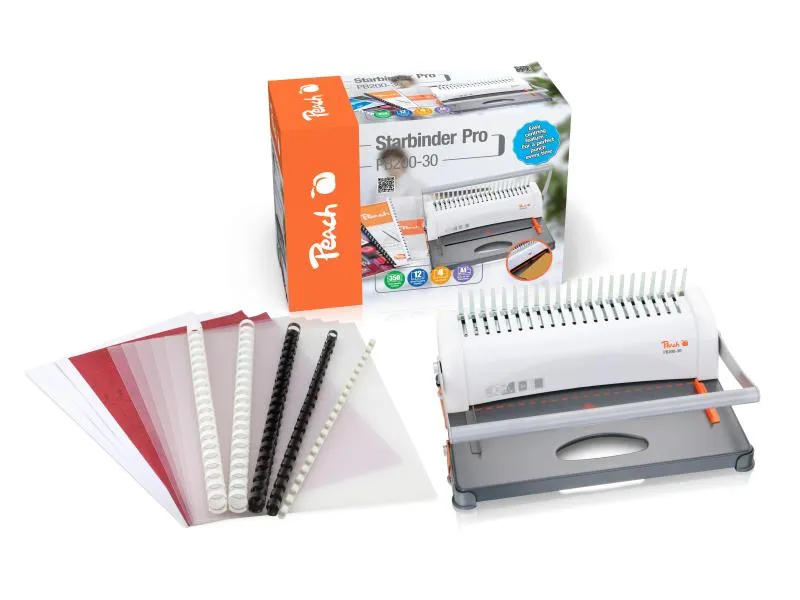 Peach Bürogeräte Bindegerät PB200-30 350 Seiten