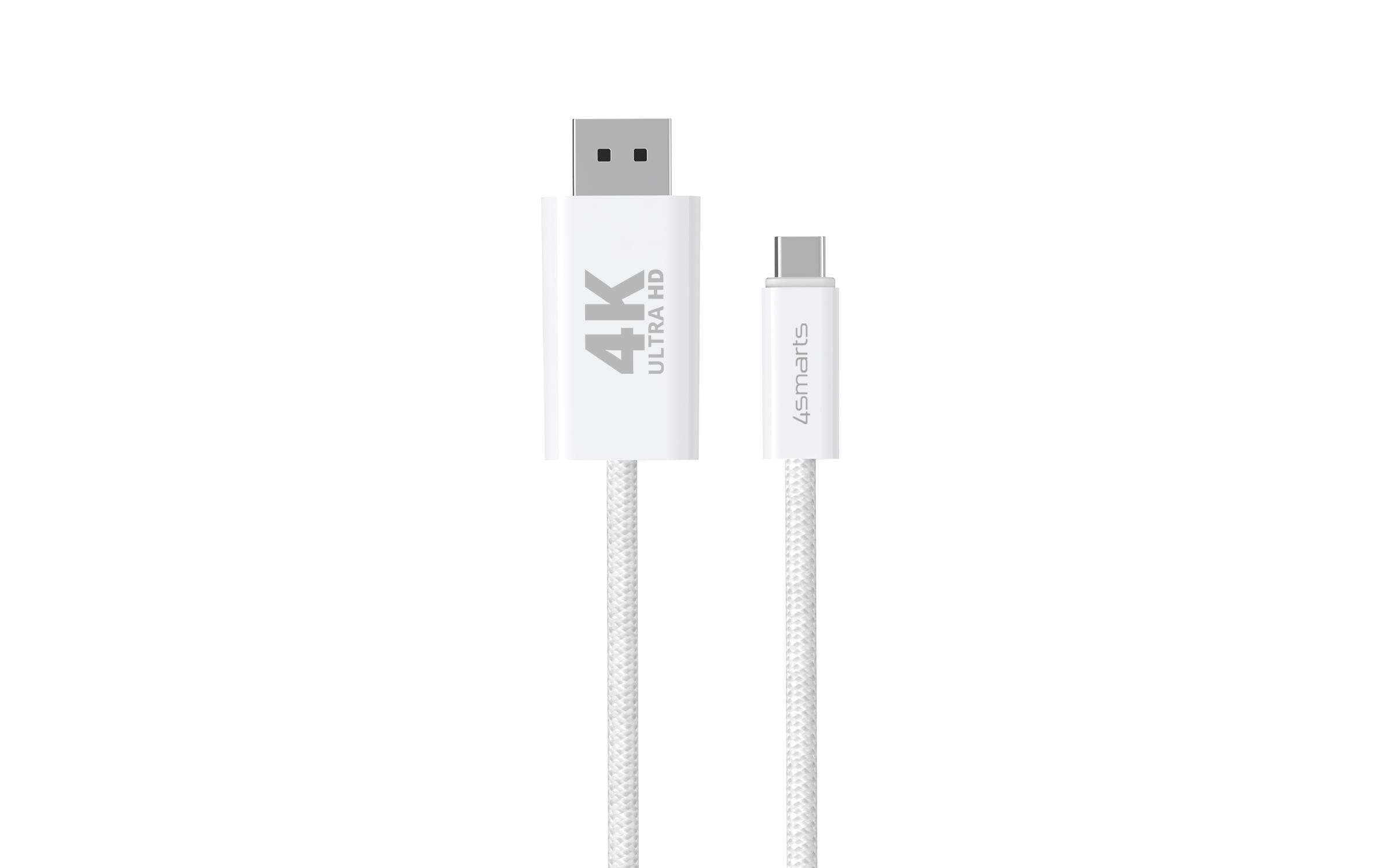 4smarts Kabel 4K 60Hz USB Type-C - DisplayPort, 2 m