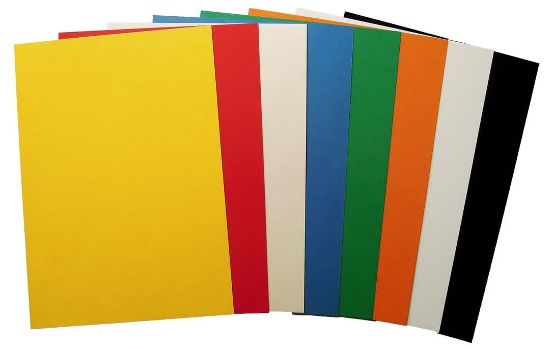 Büroline Einbanddeckel 385 g/m², 100 Stück, Schwarz