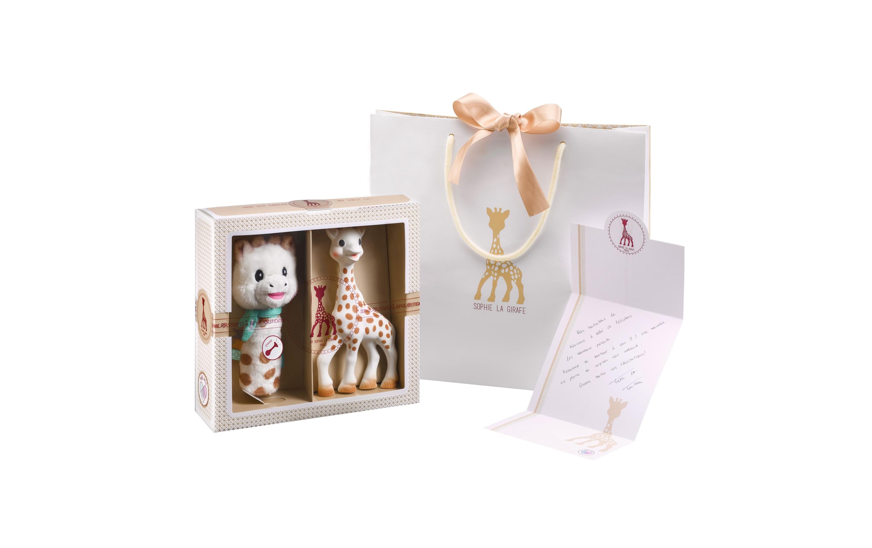 Sophie la girafe Geschenkset Spielfigur und Rassel Sophie la girafe Geschenkset Spielfigur und Rassel