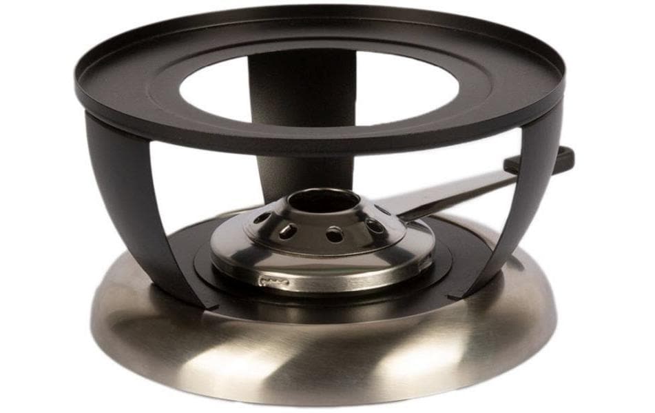 Stöckli Fondue-Rechaud Bellavista Schwarz/Silber