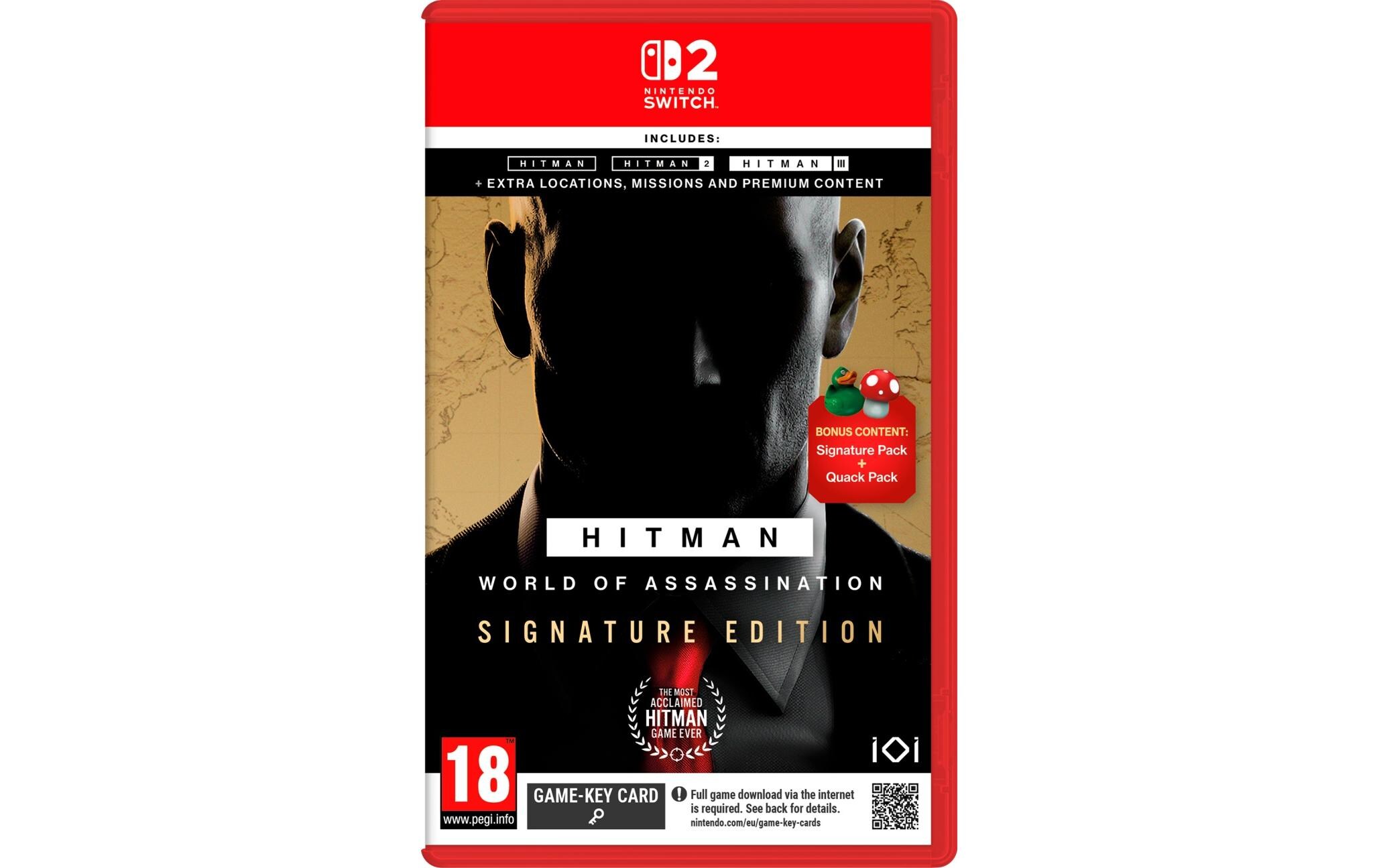 GAME HITMAN World of Assassination (Game Key Card)