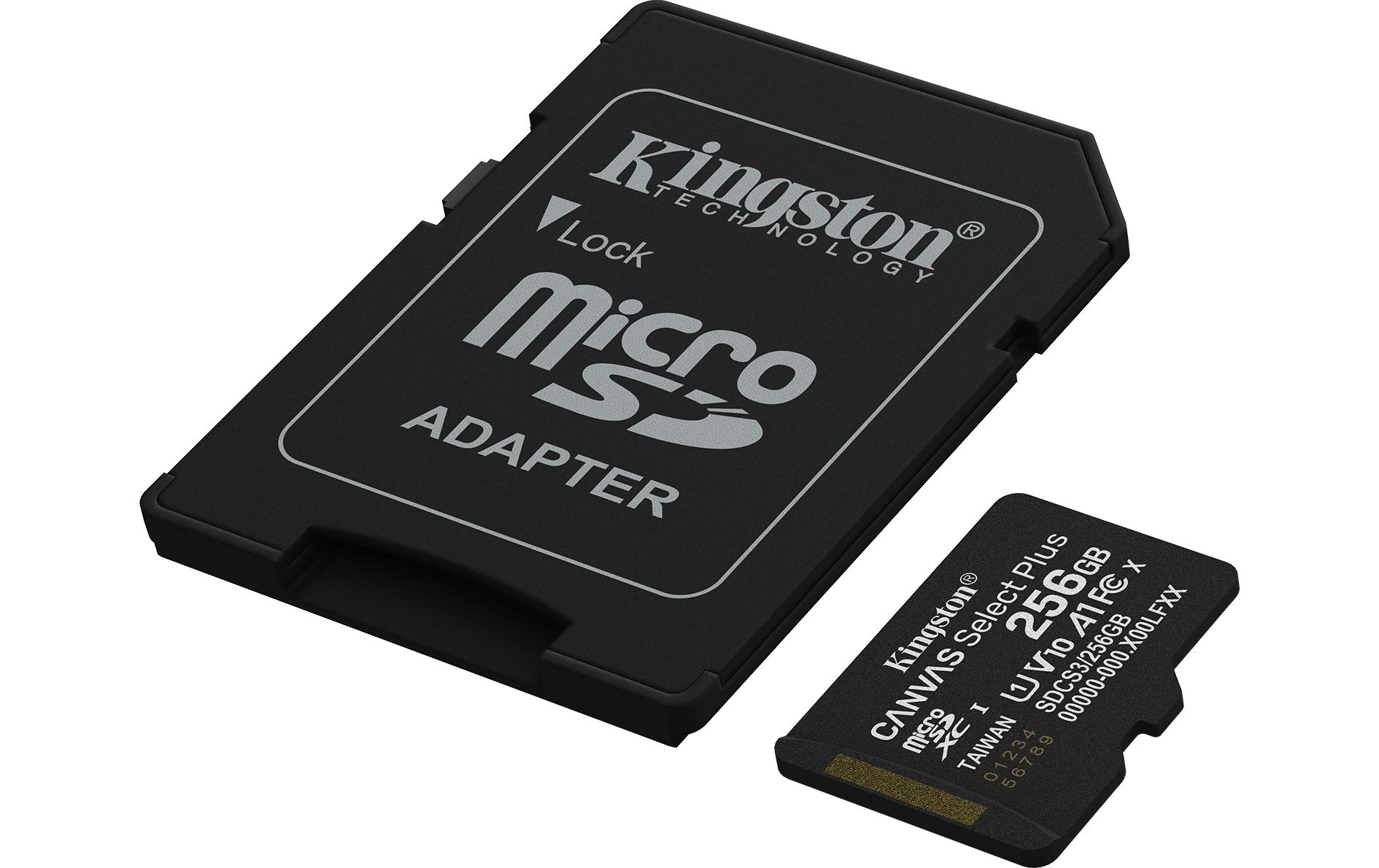 Kingston microSDXC-Karte Canvas Select Plus Gen3 256 GB