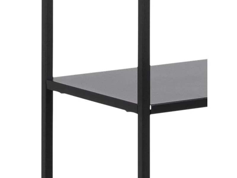 AC Design Regal Newcastle 69,5 x 30 x 185 cm, Schwarz