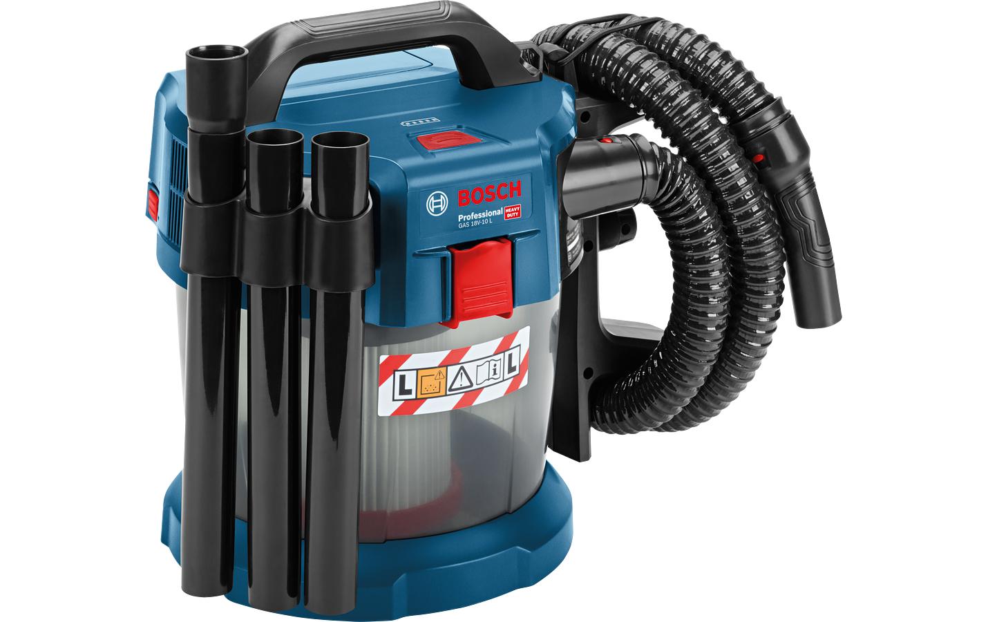 Bosch Professional Akku-Nass-/Trockensauger GAS 18V-10L Solo CLC