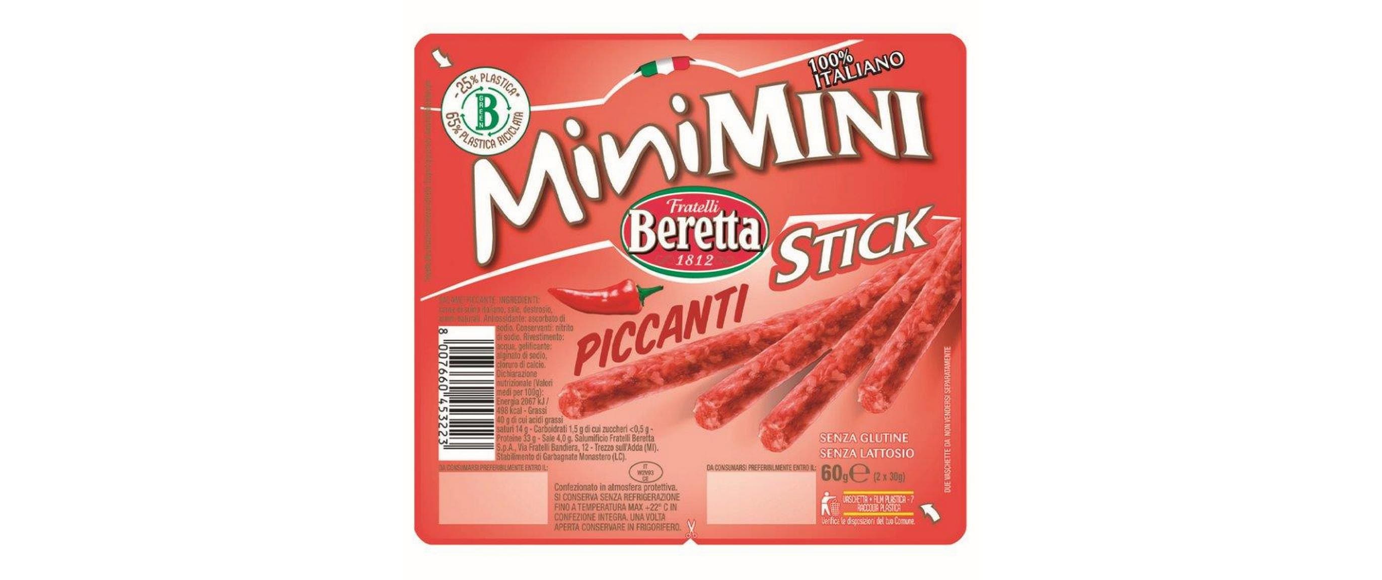 Beretta Salamini Sticks Piccanti 60 g