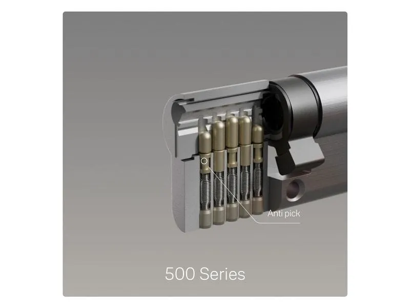 Yale Doppelzylinder 500 plus, 2er-Set, 30/30 Standard Security