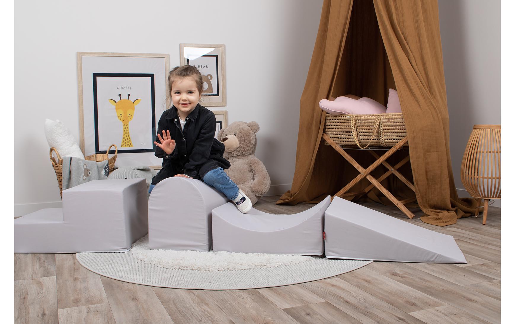 Knorrtoys Spielblöcke Soft Grau 4-teilig