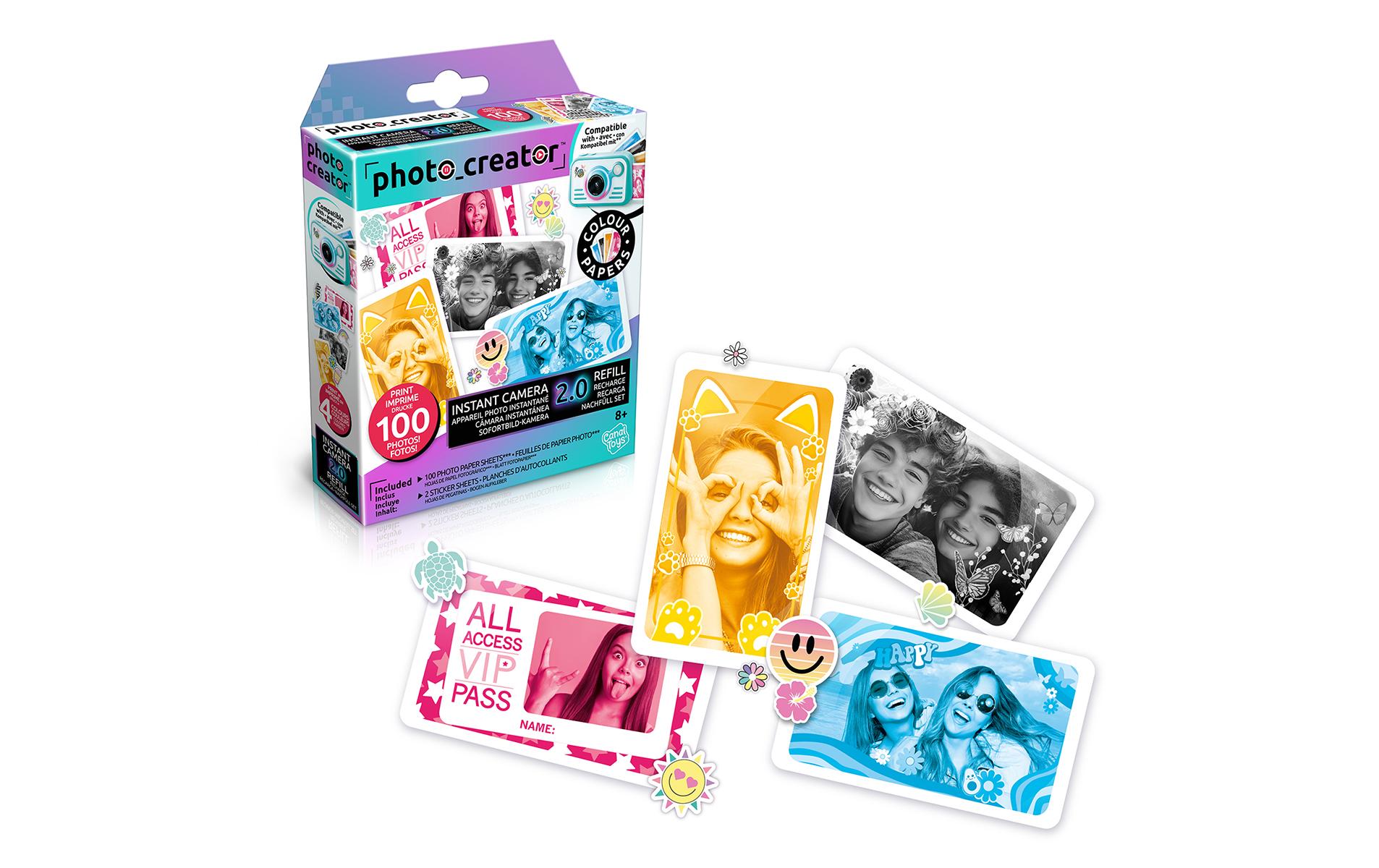Canal Toys Instant Camera Refill 2.0 Fotopapier, 10 Rollen Canal Toys Instant Camera Refill 2.0 Fotopapier, 10 Rollen