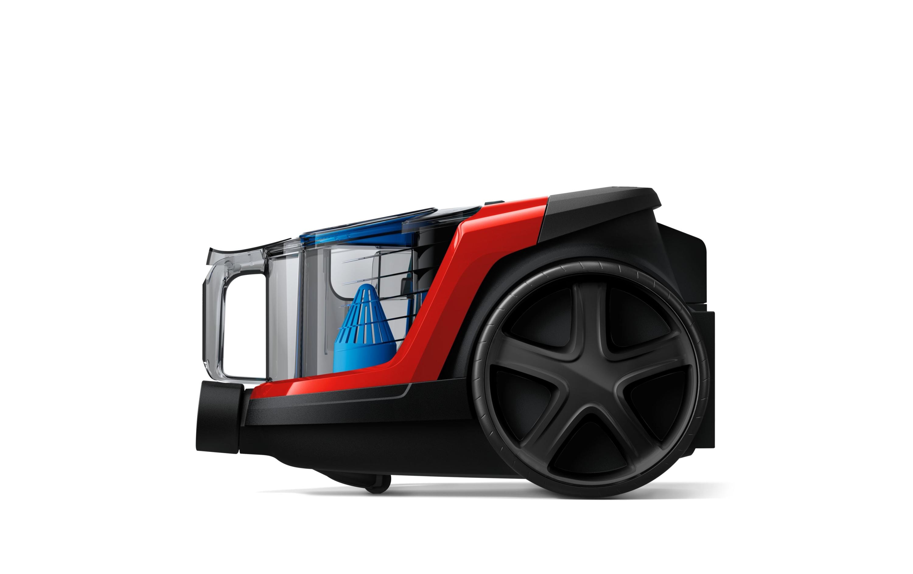 Philips Bodenstaubsauger PowerPro Compact Rot