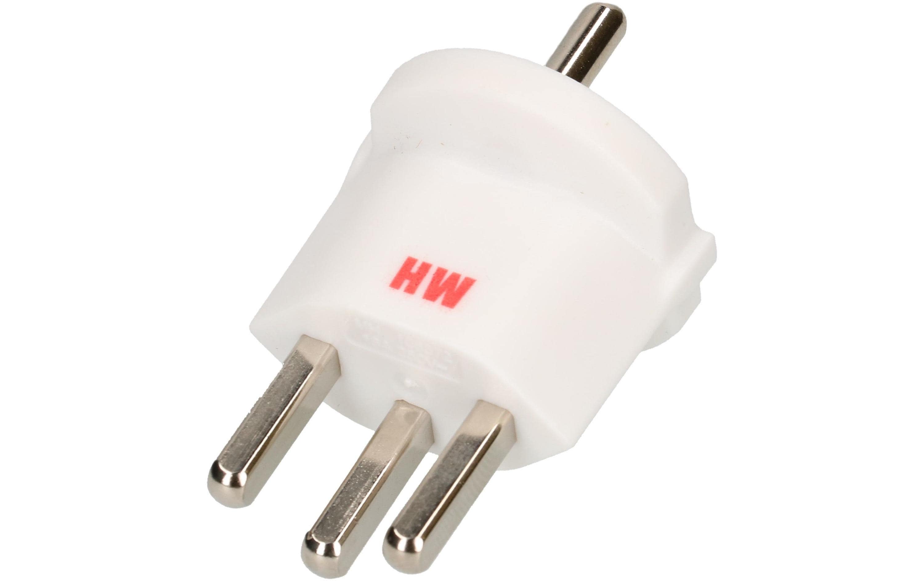 Max Hauri Fixadapter Schuko – Typ 23 Weiss